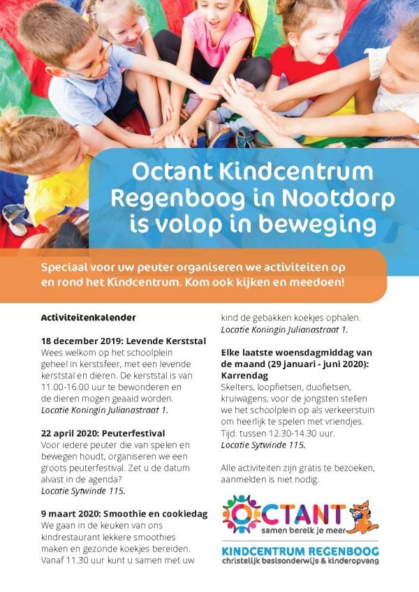 Activiteiten op Kindcentrum Regenboog